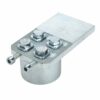Heavy duty adjustable bearing hinge for gates