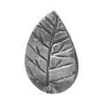 Ornamental steel leaf, 1-3/4" H - 47-10-05