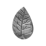 Ornamental steel leaf, 1-3/4" H - 47-10-05