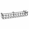 Decorative wrought iron railing planter box product image