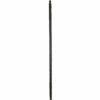 Wrought iron post, hand forged twist rope - 015-187