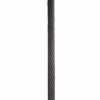 Wrought iron post, hand forged twist rope detail - 015-187