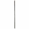Wrought iron forged post with subtle ribbon twists - 064-184