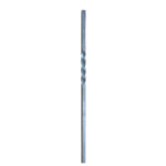 Wrought iron square post with twist feature