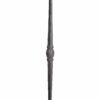 Wrought iron baluster, forged and tapered with round center feature - 539/Z-232