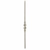 Wrought iron hammered picket with center bowtie feature - 8200800