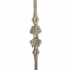 Wrought iron hammered picket with center bowtie feature - 8200800 - Image 2