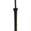 Rivet top feature for wrought iron hand forged hammered belly picket - FB-25
