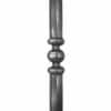 Wrought iron handcrafted picket with octagonal shape and bulb features - 7008630 detail