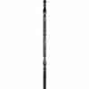 Wrought iron forged post with octagonal shape and bulb features - 7143040