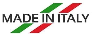 Decal showing product is made in Italy