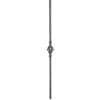 Single basket baluster with hammered texture, 15/32" sq. solid - 08-1-03
