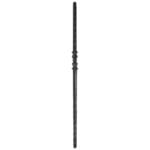 Wrought iron hammered post, 1-3/16" square - 24-0-04
