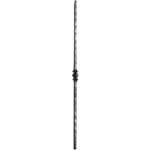 Hammered square baluster with single round knuckle feature - 28-0-02