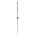 9/16" square baluster with single knuckle - Hammered or Smooth