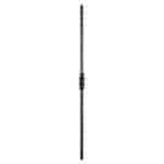 Hammered 9/16" square baluster with single collar feature - 29-1-05