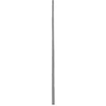Modern forged, hammered and tapered wrought iron round newel post - P1184L35RD