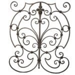 Ornamental steel panel using 5/8" x 5/16" smooth bar - P980N