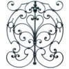 Ornamental steel panel, Made in Italy - DJAP980