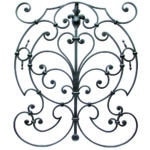 Ornamental steel panel, Made in Italy - DJAP980