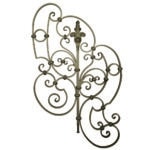 Ornamental steel panel, skewed angle design - P988N