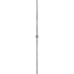 Hot forged 7/16" round baluster with single collar feature - 26-1-04
