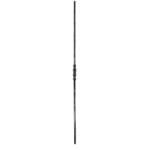 Ornamental steel 7/16" round hammered baluster - 29-1-01