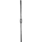 Hot forged solid steel 1-1/8" round newel post with knuckle - 29-14-05