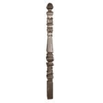 Cast iron newel post, 37" H - 41-16-88
