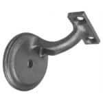 Malleable Iron Wall-Mount Handrail Bracket with Flat Top
