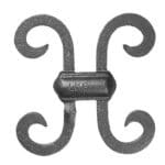Cast iron Double C pattern for 1/2" square bar - 679
