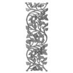 Cast iron rose panel, 28-1/4" H - 74-C