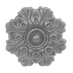Cast iron rosette, single face - 82-1-03