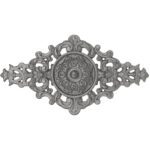 Cast iron medallion - 82-1-04