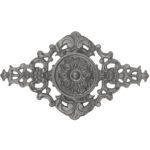 Cast iron medallion - 82-1-05