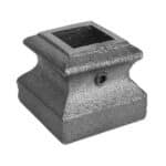 Cast iron base shoe with set screw