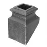 Cast iron base shoe with set screw, pitched