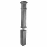 Cast iron newel post, 47-1/2" H - 9113-X