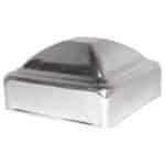 Pressed steel post cap, available from 1" sq. to 5" sq.
