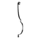 Wrought iron hammered belly bar - 09-5-02