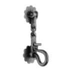 Hand forged wrought iron door knocker - 322