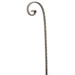 Hand-forged wrought iron hammered scroll - 49/02Scroll