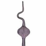 Hot forged steel leaf, 5-1/2" H x 2" W - DJA127