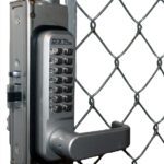 Stainless steel gate box for chainlink gate by LockeyUSA - GB2985 LINX