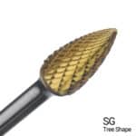 Champion carbide bur, tree shape, SG