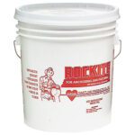 Hydraulic cement for fastening railings and fences