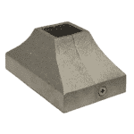 Rectangular two piece split shoe for 1" square balusters and newels - DJA445A-1