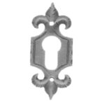 Hand Forged Rosette Face Plate for Gate Handle Item #901 (901/C)