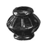 Round Decorative Collar for Square Tube (P483/AQ)