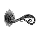 Hand Forged Ornamental Steel Gate Handle (15)